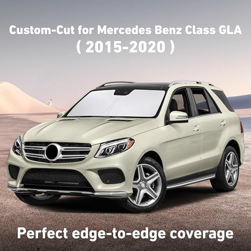 EcoNour Windshield Sunshade Compatible for Mercedes Benz GLA 2015-2019 2020 - Image 2