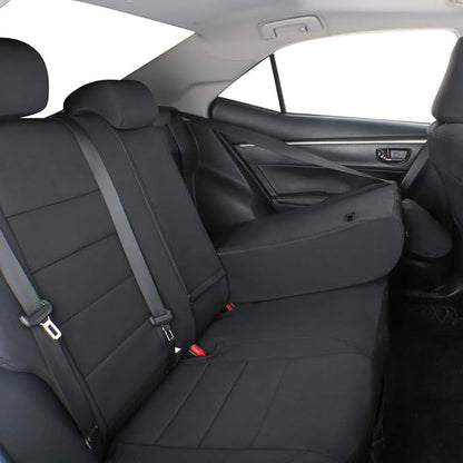 EKR Car Seat Covers for Subaru Crosstrek 2024-2025(NO Base),Full Set | Custom Fit for Subaru Crosstrek & Hybrid 2024 2025 Premium/Sport/Limited/Wilderness(Rear W/ Armrest),Neoprene (Black) - Image 5