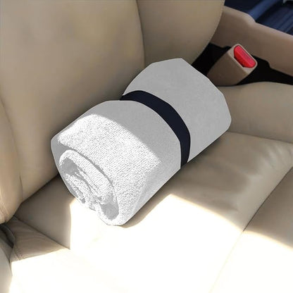 Car Seat Covers 1 Pack White Waterproof Towel Car Seat Cover Universal Fit for Most Trucks SUV Fitness Athletes Pets Gym and Water Sport - Image 5