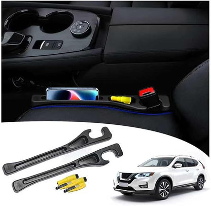 【Compatible with Nissan Rogue】 Car Seat Gap Filler | No Drop Seat Guard Compatible with Nissan Rogue Accessories Drop Seat Guards for Cars(2Pcs) Car Escape Tool(2Pcs) by OfficialFlagship