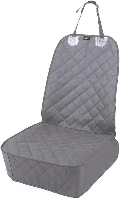 HONEST OUTFITTERS Dog Car Seat Cover 2 Pack, Waterproof Front Seat Car Cover for Cars, Trucks, and Suvs, Pet Front Cover for Cars, Nonslip Dog Seat Cover Grey - Image 7