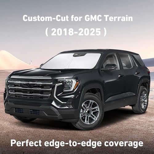 EcoNour Windshield Sunshade Compatible for GMC Terrain 2018-2023 2024 2025 - Image 2