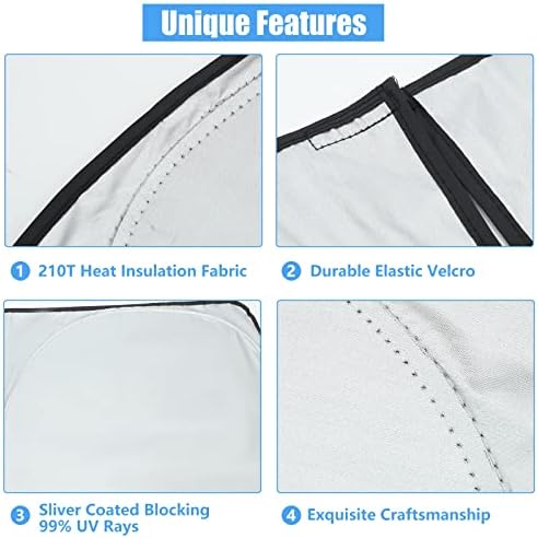 Windshield Sun Shade Car Sunshade Accessories for Toyota 4Runner 2026-2010 - Image 6