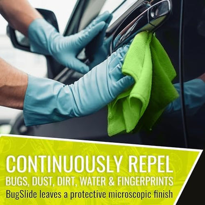 BugSlide Bug Remover Spray – All Purpose Car Cleaner & Detailer, For Vehicle Interior & Exterior Use, Shines, Degreases, Polishes, Wipes Away Bugs on Plastic, Metal,Glass, Windows, Mirrors, 4 oz - Image 4