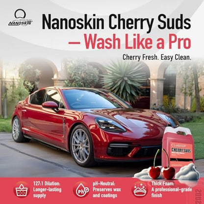 Nanoskin CHERRY SUDS Car Wash Shampoo for Foaming, 30 Gallon - Image 2