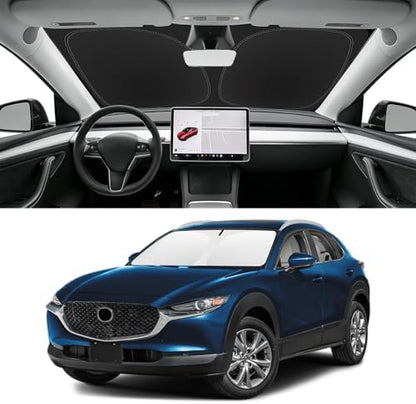 Custom Fit Windshield Sun Shade for Mazda CX-30 2019-2026 CX30 by SLOGENTO
