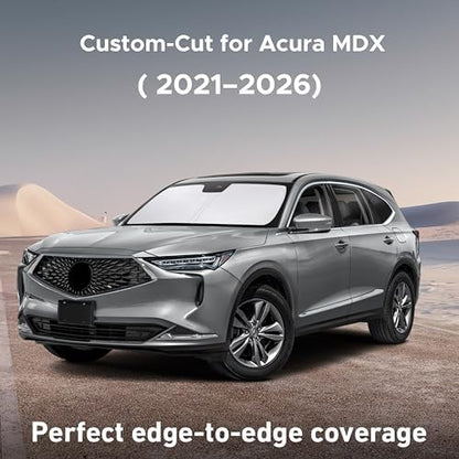 EcoNour Windshield Sunshade Compatible for Acura MDX 2021-2024 2025 2026 - Image 2