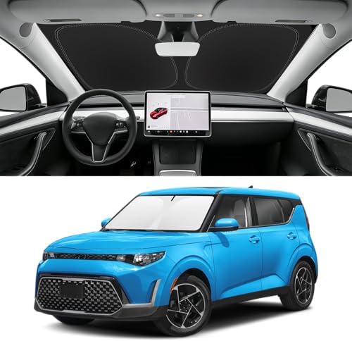 Custom Fit Windshield Sun Shade for Kia Soul 2014-2026 by SLOGENTO