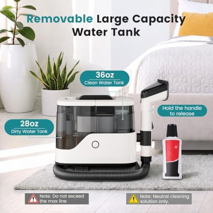 OLIXIS Carpet Cleaner Machine Upholstery Couch Cleaner Solution Portable - Image 3
