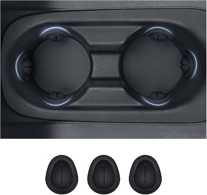 2026 Latest Car Cup Holder Insert/Holder Position Limiter - Anti Shake Silicone Car Coasters Bottle Stabilizers with Self-Adhesive - Car Must Haves Cup Holder Inserts for Car Truck SUV (3PCS) by Unknown