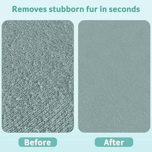 LINTPLUS Pet Hair Remover Carpet x2 & Lint Root Cleaner Pro Pet Hair Remover by LINTPLUS,Special Pet Hair Removal Tool Multi Fabric Edge and Carpet Rake for Couch, Pet Towers and Rugs - Image 3