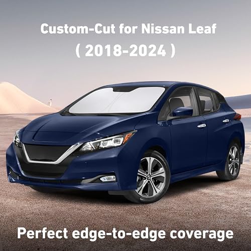 EcoNour Windshield Sunshade Compatible for Nissan Leaf 2018-2023 2024 2025 - Image 3