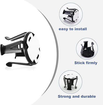Zpana Car Slim Can Cup Holder Adapter, 2PCS Vehicle Energy Drink Holder Insert, Reversible Wiggle Free Automotive Cup Holder Expander Accessories, Universal for SUV, Sedan, Truck(2PCS) - Image 3