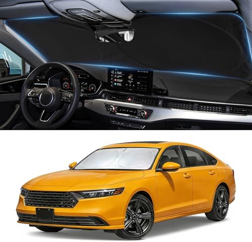Windshield Sun Shade for Honda Accord 2018-2024 2025 2026 Sunshade by BOODANCARS