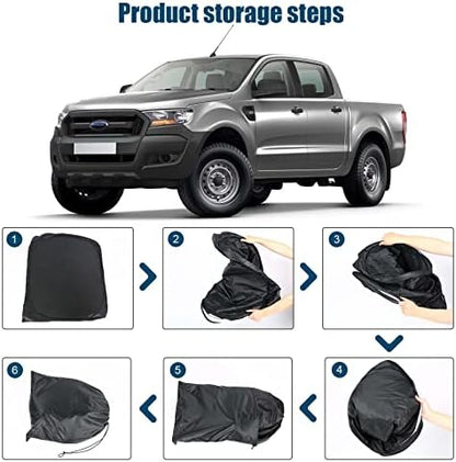 6 Layers Windshield Sun Shades for Ford Ranger 2019-2024 - Image 4
