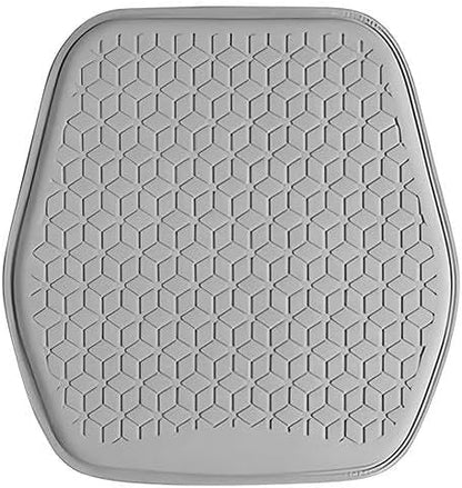 Gel Car Seat Cushion, Breathable Non-Slip Automotive Chair Mat Cover Protector for Driving, Comfortable Vehicle Interior Front Seat Chair Cushion Accessories, Universal Fit (Gray) by Unknown