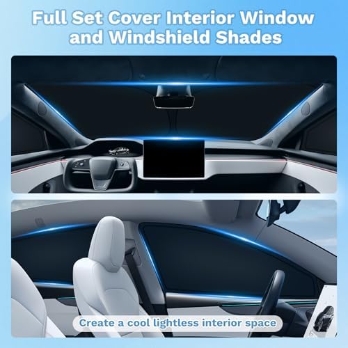 KUST Car Window Shades for Nissan Murano 2025-2026 Windshield Sun Shade Side Window Cover UV Block Privacy Protection Murano Accessories for Camping Blackout Rear Back Full Set 5PCS - Image 2