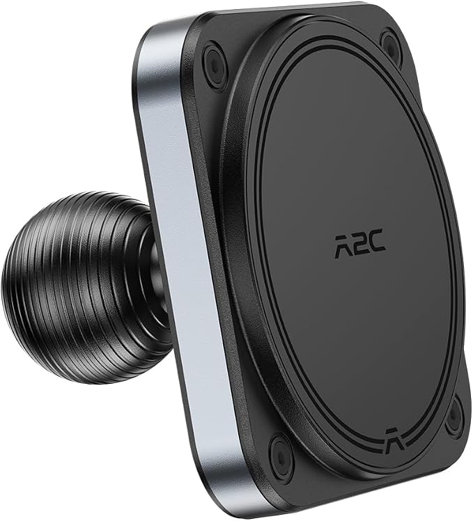Heavy Duty Magnetic Phone Holder Base with 1" Ball for MagSafe iPhone 17-12 Series, Compatible with RAM mounts and Other B Size Ball Double Socket Arm by APPS2Car