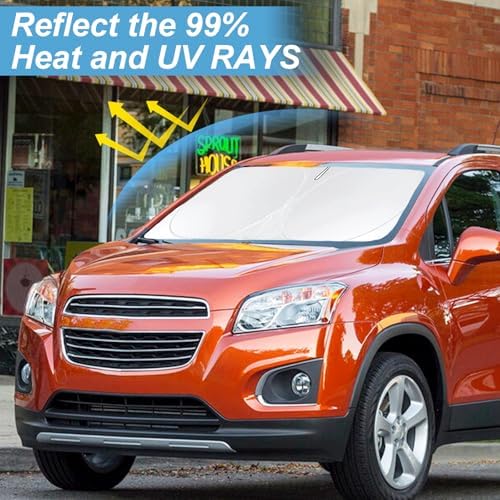 Windshield Sun Shade for Chevy Chevrolet Trax LS/1RS/LT/2RS/ 2013-2024 2026 - Image 2