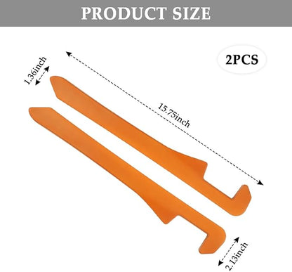 IHOTDER Super Flexible Car Seat Gap Filler,Durable Car Organizer Between Seats for Tightly Filling Seat Gaps,Universal CCar Side Seat Gap Filler CCar Accessories for Women & Men (Orange/2PCS)… - Image 2