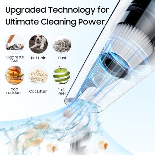 Hand Held Mini Vacuum Cleaner - Powerful Portable Car Vacuum Handheld - Image 3