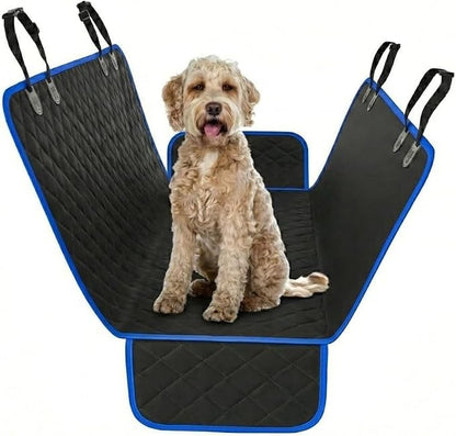 Blue XL Dog Car Hammock Back Seat Cover, Waterproof Backseat Cover Protector for Truck Bench Rear of Sedans or SUVs, Essential Pet Supplies Vacuum or Wipe Clean, Machine Washable by ActivePets