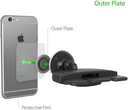 Car Mount, iOttie iTap Magnetic CD Slot Holder for iPhone 6s Plus 6s 6 SE,Galaxy S7 S7 Edge S6 S6 Edge,Galaxy Note 5 - Image 4
