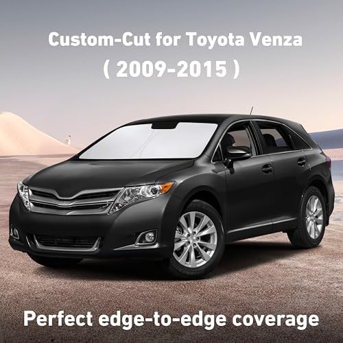 EcoNour Windshield Sunshade Compatible for Toyota Venza 2009-2013 2014 2015 - Image 2
