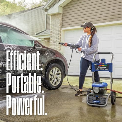 Westinghouse WPX3200e Electric Pressure Washer, 3200 Max PSI and 1.76 Max GPM, Universal Motor, Onboard Soap Tank, Spray Gun and Wand, 5 Nozzle Set, for Cars/Fences/Driveways/Homes/Patios/Furniture - Image 2