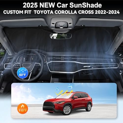 Windshield Sunshade for 2022-2026 Toyota Corolla Cross Sun Visor Shield - Image 6