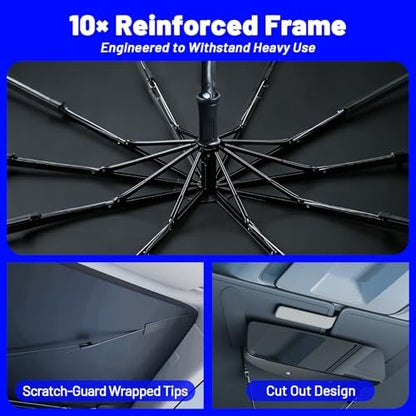 Windshield Sun Shade for Mercedes-Benz E-Class 1996-2009, Umbrella Sunshade - Image 6