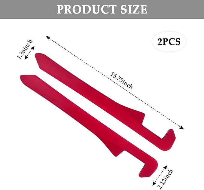 IHOTDER 2PCS Car Seat Gap Filler - Car Seat Gap Filler Organizer for Holding Phone,Key,Purse - Universal Car Gap Filler Fits CCar Truck SUV Car Interior Accessories (Burgundy/2PCS)… - Image 2