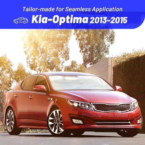 Windshield Sun Shade Umbrella for Kia Optima 2013-2015 Front Windows - Image 3