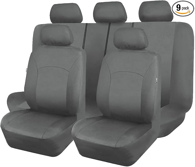 Flying Banner Car Seat Covers Front Seats Rear Bench Polyester car seat Protectors Easy installations Rear Bench Split Classic Man Lady Truck by FlyingBanner