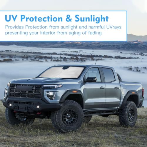 Windshield Sun Shade Car Sunshade Truck Accessories Fit 2026-2019 GMC - Image 7