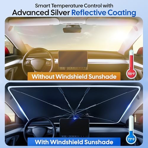 EcoNour Windshields Sun Shade for MPV, Car Front Windshields & Window Tint - Image 6
