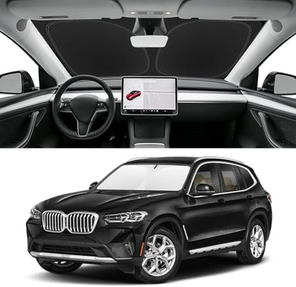 Custom Fit Windshield Sun Shade for BMW X3 2018-2026 by SLOGENTO