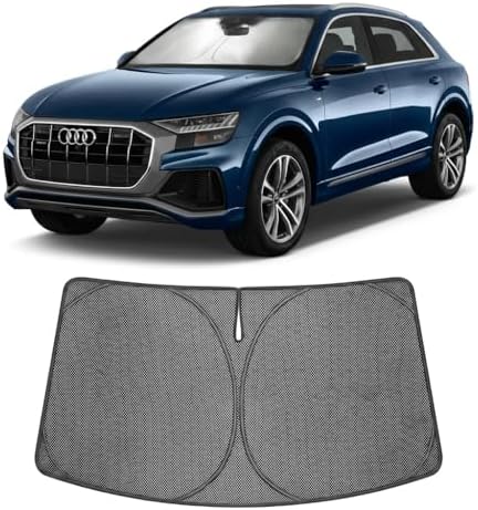 Proadsy Custom Fit 2019-2026 Audi Q8 Windshield Sun Shade, Blocks Heat by Proadsy