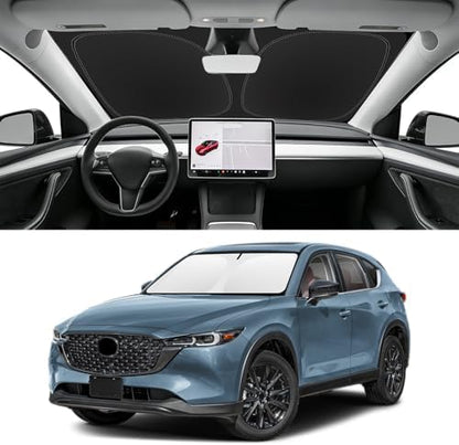 Custom Fit Windshield Sun Shade for Mazda CX5 2017-2025 by SLOGENTO