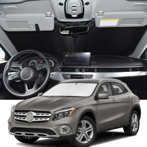 Windshield Sunshade for 2015-2020 Mercedes Benz GLA 180 200 220 250 by ZOIBVCARSUNSHADE