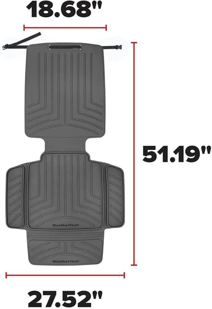 WeatherTech Child Car Seat Protector with Back Cocoa - Image 3