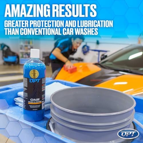 Optimum No Rinse Wash and Shine Version 6 - ONR Rinseless Car Wash Soap for Auto Detailing, Use On Paint, Ceramic Coatings, Glass, Interior (8 Oz) - Image 5