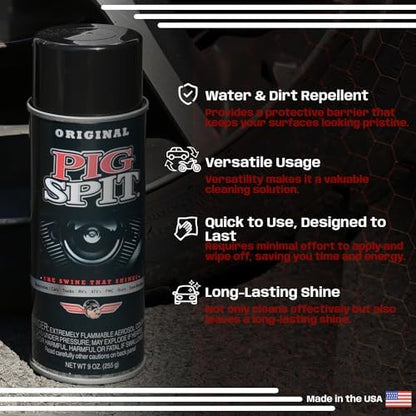 Original | Shine for Engines, Trim, Tires & Vinyl | Restores Faded Black Plastic | 9 oz. | 4-Pack - Image 2