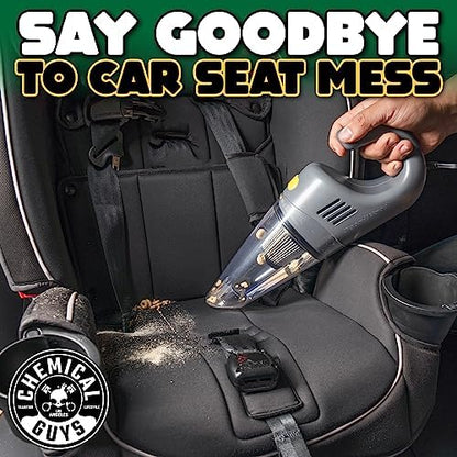 Chemical Guys EQP410 DetailVac Handheld Portable Car Vacuum, 110w 8.8amp Electric Motor, (Great for Cars, Trucks, SUVs, Motorcycles, RVs, Home, Pets, Kids, Office, and On The Go) Gray - Image 3