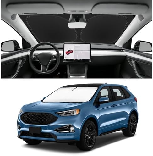Custom Fit Windshield Sun Shade for Ford Edge 2015-2024 by SLOGENTO