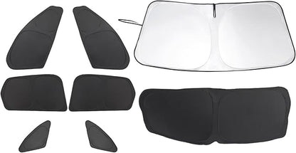TINGLU Window Shades 8PCS for Jaguar F-Pace 2016-2025 2026 Accessories Car Side Full Windows Rear Triangular Windshield Sun Shade Sun UV Rays & Privacy Protection for Camping,Napping by TINGLU