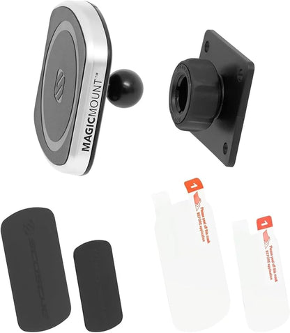 Scosche MagicMount Pro2 Magnetic Car Cell Phone Holder with AMPS Mounting Plate for Scosche/ProClip Vehicle Specific Mount Bases, Phone Stand Compatible with MagSafe, iPhone, Samsung - Image 5