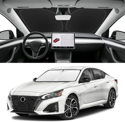 Custom Fit Windshield Sun Shade for Nissan Altima 2019-2026 by SLOGENTO