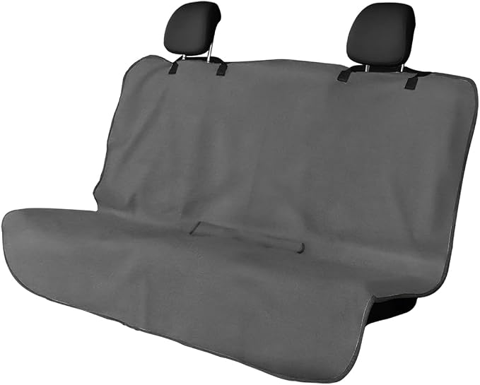 DXNQ Car Towel Seat Cover, Waterproof Sweating Non-Slip Premium Soft Towel Carseat Protector, Universal Machine Washable Car Truck SUV Front Seat Cover for Gym Workout Beach Hiking (Gray, Rear) by DXNQ