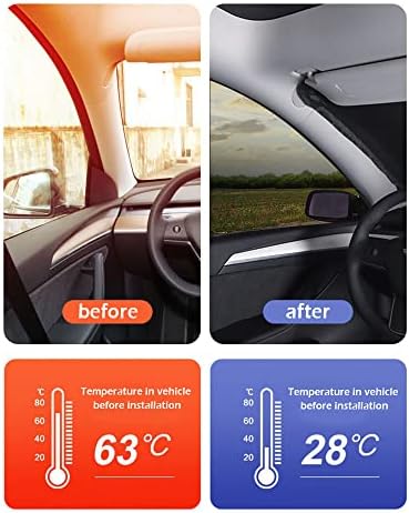 Car Shade Front Windshield-Portable Folding Car Windshield Sun Shade - Image 3
